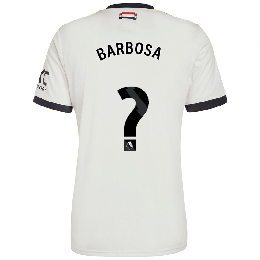 Hombre Camiseta Neithan Barbosa #0 Blanquecino Equipación Tercera 2024/25 La Camisa Argentina