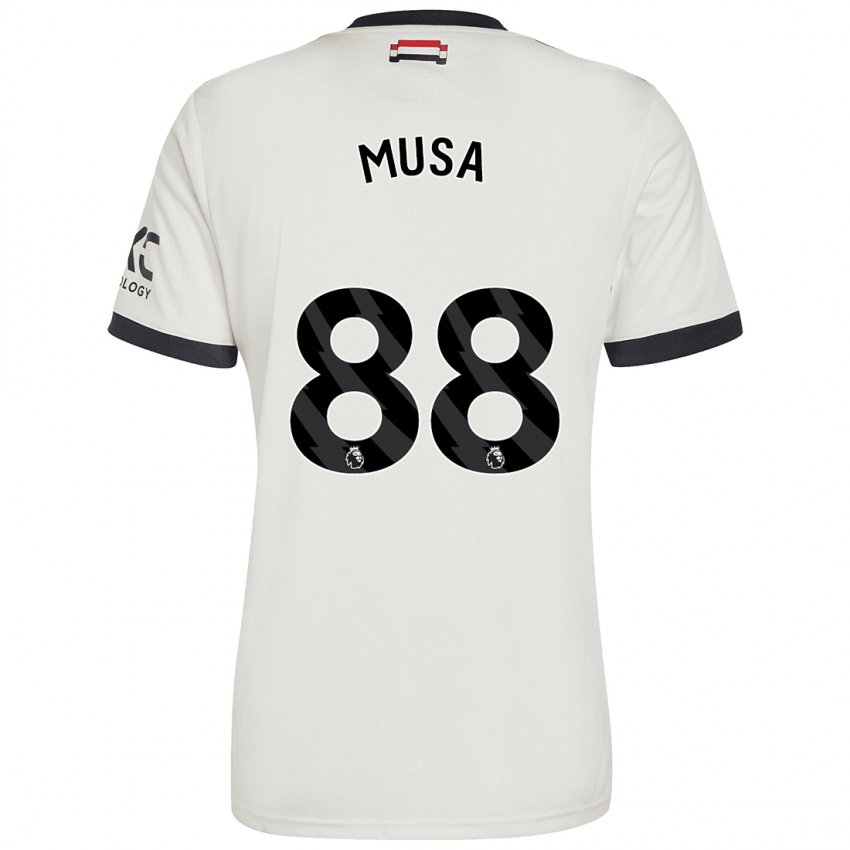 Hombre Camiseta Victor Musa #88 Blanquecino Equipación Tercera 2024/25 La Camisa Argentina