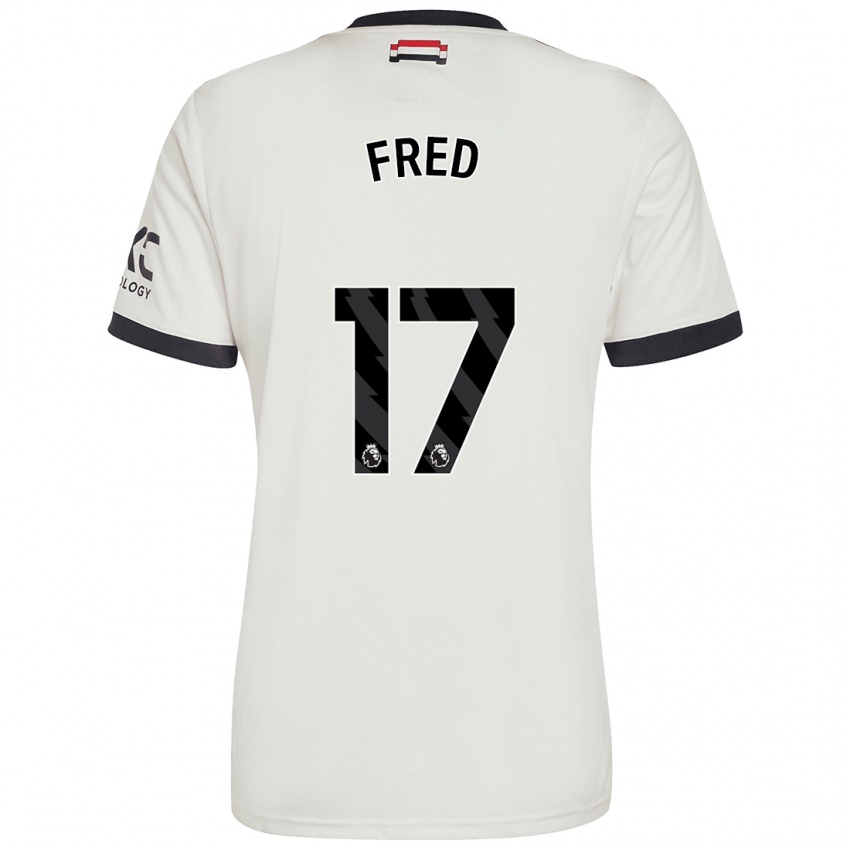 Hombre Camiseta Fred #17 Blanquecino Equipación Tercera 2024/25 La Camisa Argentina