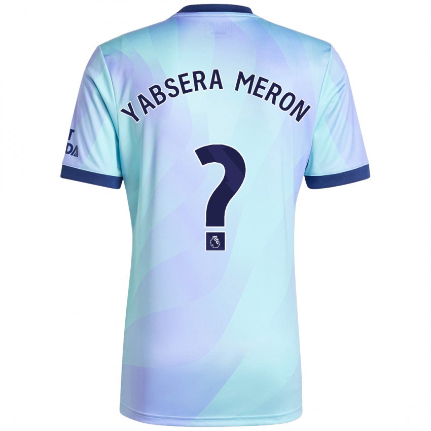 Hombre Camiseta Yabsera Meron #0 Agua Equipación Tercera 2024/25 La Camisa Argentina