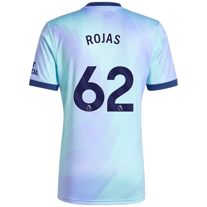 Hombre Camiseta Alexei Rojas #62 Agua Equipación Tercera 2024/25 La Camisa Argentina