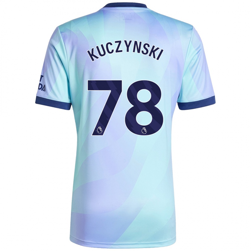 Hombre Camiseta Max Kuczynski #78 Agua Equipación Tercera 2024/25 La Camisa Argentina