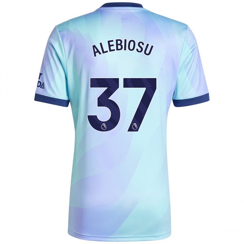 Hombre Camiseta Ryan Alebiosu #37 Agua Equipación Tercera 2024/25 La Camisa Argentina