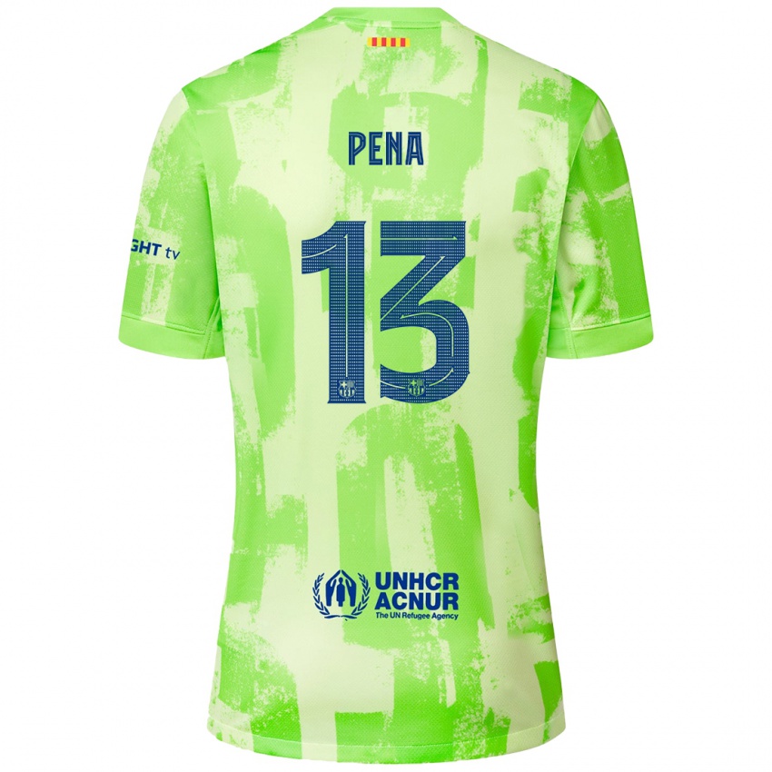 Hombre Camiseta Inaki Pena #13 Lima Equipación Tercera 2024/25 La Camisa Argentina