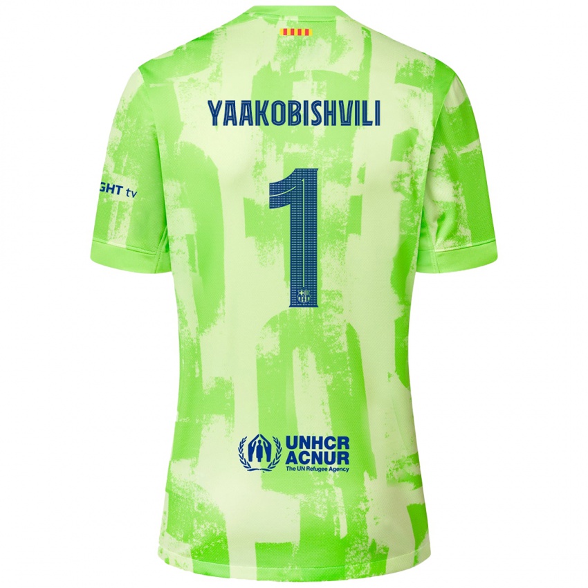 Hombre Camiseta Áron Yaakobishvili #1 Lima Equipación Tercera 2024/25 La Camisa Argentina