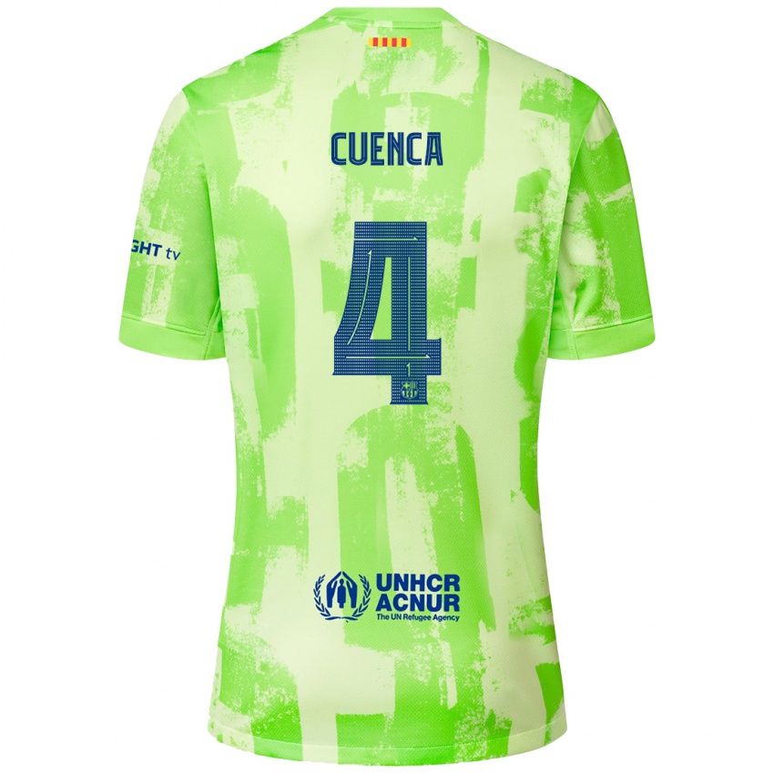 Hombre Camiseta Andrés Cuenca #4 Lima Equipación Tercera 2024/25 La Camisa Argentina