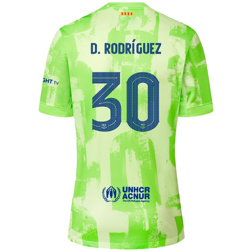 Hombre Camiseta Dani Rodríguez #30 Lima Equipación Tercera 2024/25 La Camisa Argentina