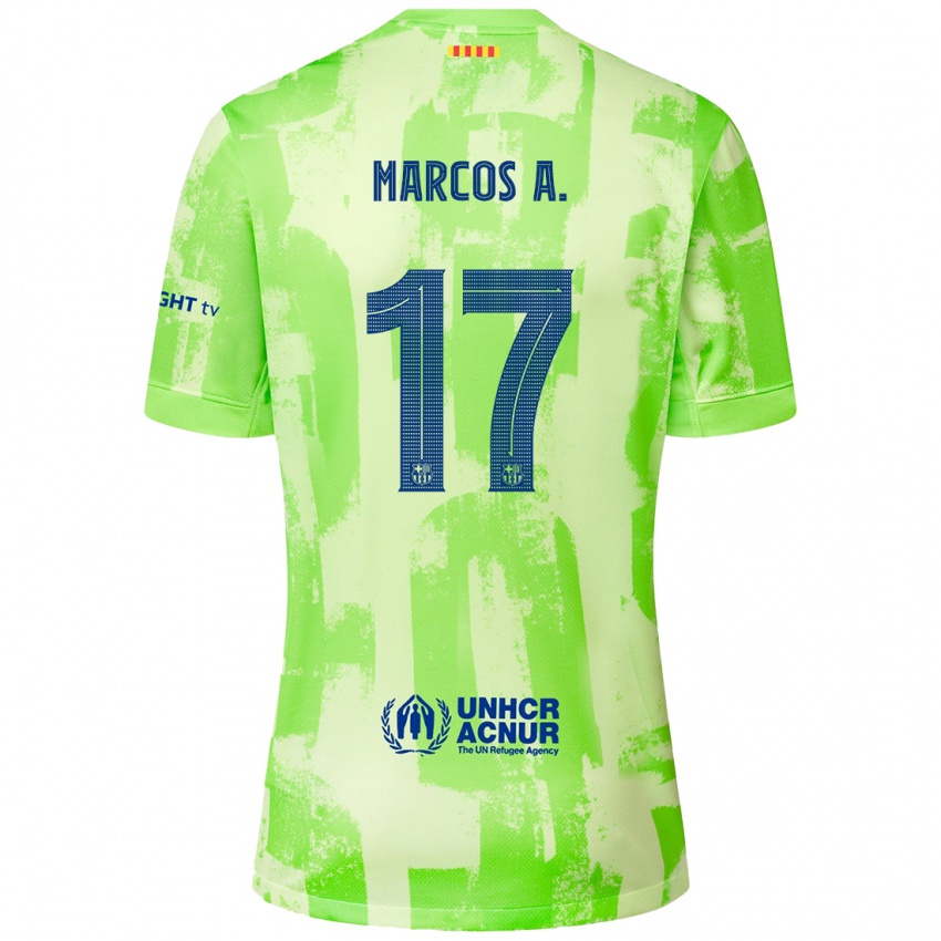 Hombre Camiseta Marcos Alonso #17 Lima Equipación Tercera 2024/25 La Camisa Argentina