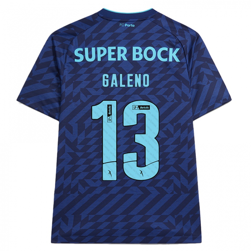 Hombre Camiseta Galeno #13 Azul Marino Equipación Tercera 2024/25 La Camisa Argentina