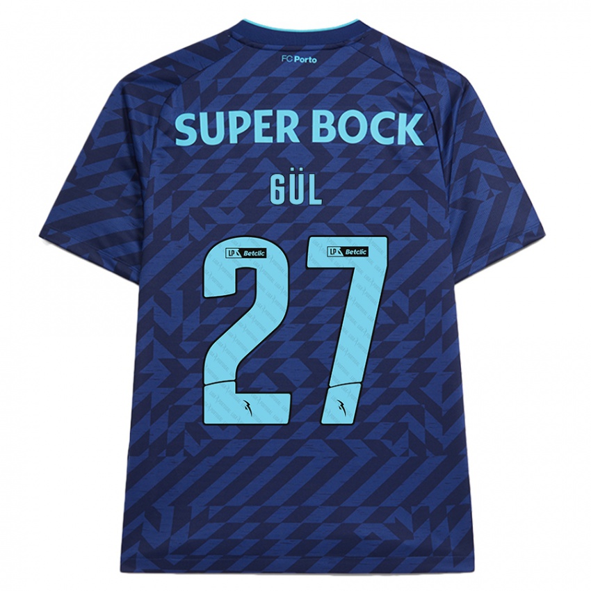 Hombre Camiseta Deniz Gül #27 Azul Marino Equipación Tercera 2024/25 La Camisa Argentina