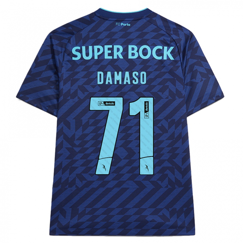 Hombre Camiseta Nico Damaso #71 Azul Marino Equipación Tercera 2024/25 La Camisa Argentina