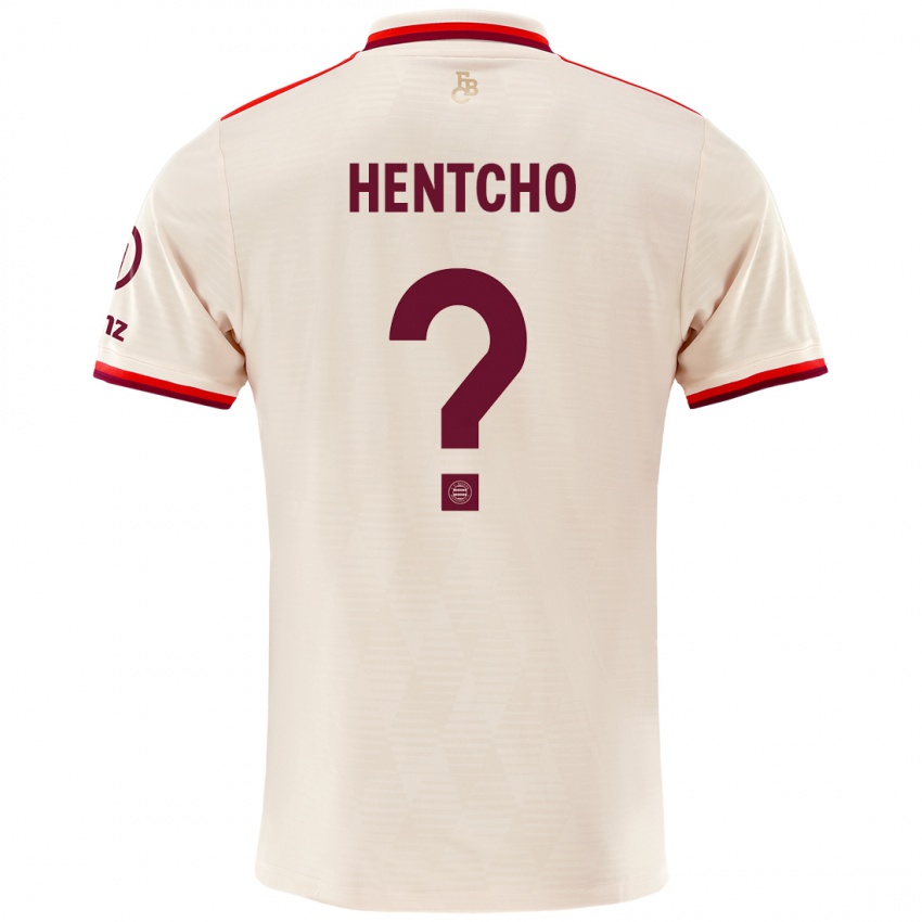 Hombre Camiseta Aristide Hentcho #0 Lino Equipación Tercera 2024/25 La Camisa Argentina