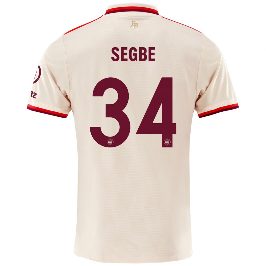 Hombre Camiseta Désiré Sègbè #34 Lino Equipación Tercera 2024/25 La Camisa Argentina