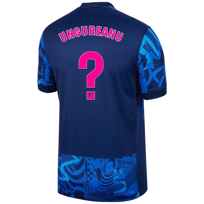 Hombre Camiseta Bogdan Ungureanu #0 Azul Real Equipación Tercera 2024/25 La Camisa Argentina