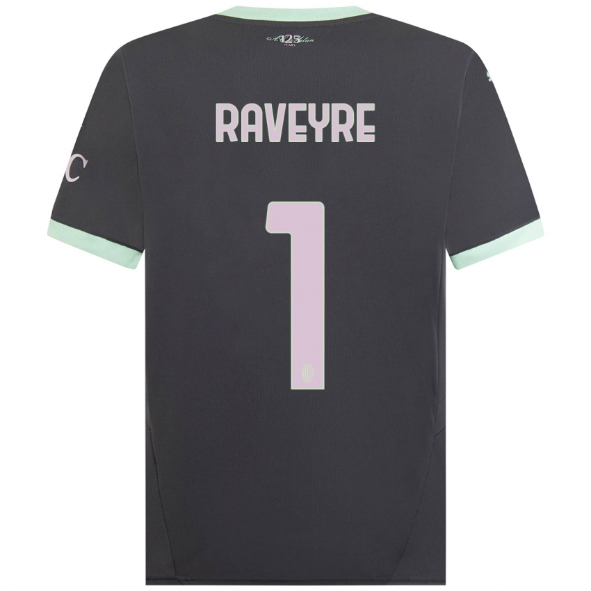 Hombre Camiseta Noah Raveyre #1 Gris Equipación Tercera 2024/25 La Camisa Argentina