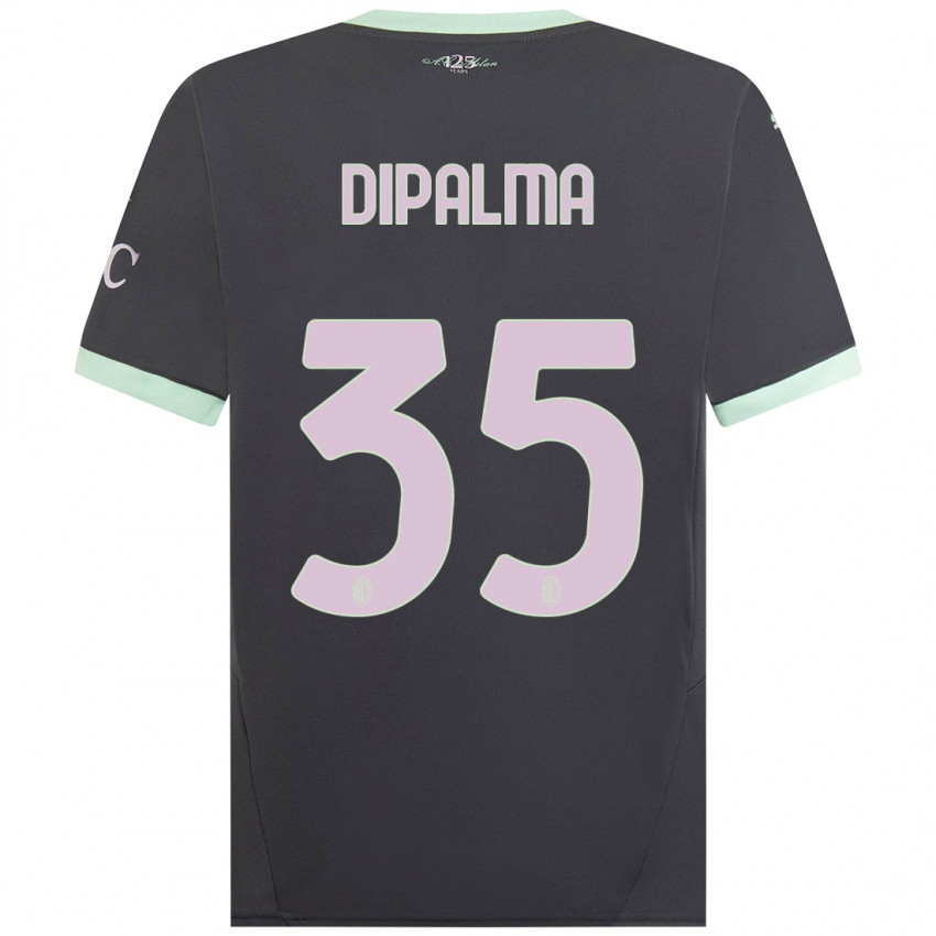 Hombre Camiseta Matteo Dipalma #35 Gris Equipación Tercera 2024/25 La Camisa Argentina