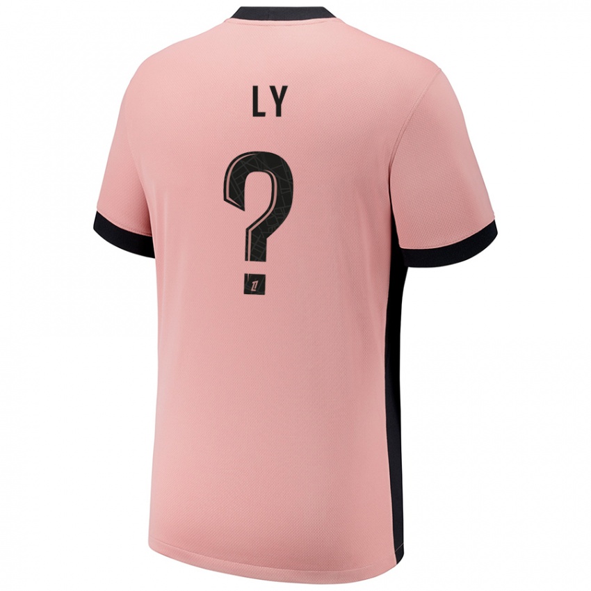 Hombre Camiseta Elijah Ly #0 Rosa Óxido Equipación Tercera 2024/25 La Camisa Argentina