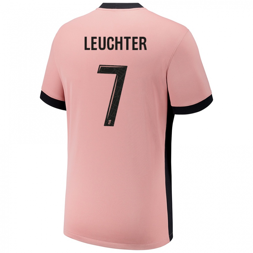 Hombre Camiseta Romée Leuchter #7 Rosa Óxido Equipación Tercera 2024/25 La Camisa Argentina