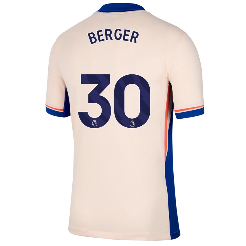 Mujer Camiseta Ann-Katrin Berger #30 Beige Claro 2ª Equipación 2024/25 La Camisa Argentina