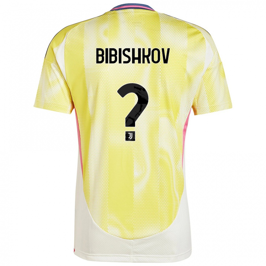 Mujer Camiseta Marsel Bibishkov #0 Amarillo Solar 2ª Equipación 2024/25 La Camisa Argentina