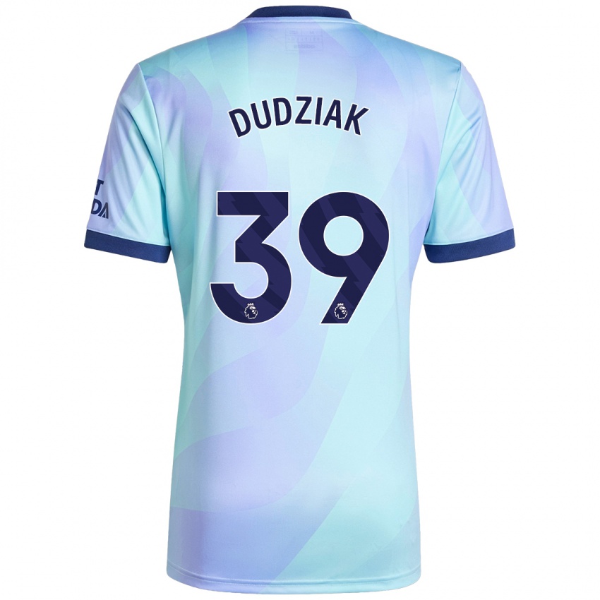 Mujer Camiseta Harrison Dudziak #39 Agua Equipación Tercera 2024/25 La Camisa Argentina