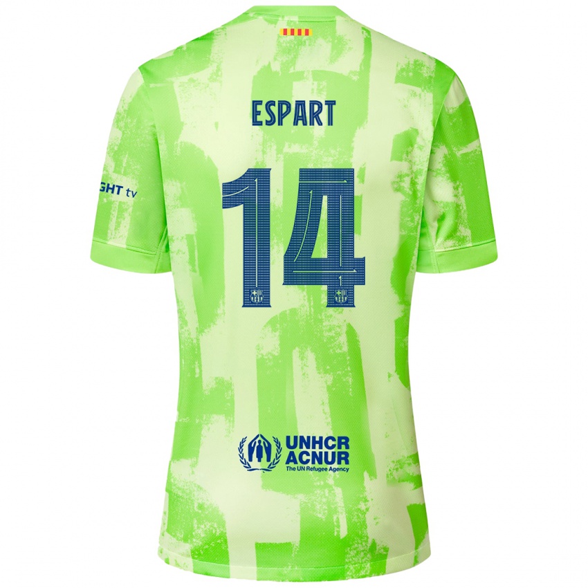 Mujer Camiseta Xavi Espart #14 Lima Equipación Tercera 2024/25 La Camisa Argentina