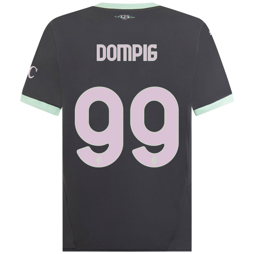 Mujer Camiseta Chanté Dompig #99 Gris Equipación Tercera 2024/25 La Camisa Argentina