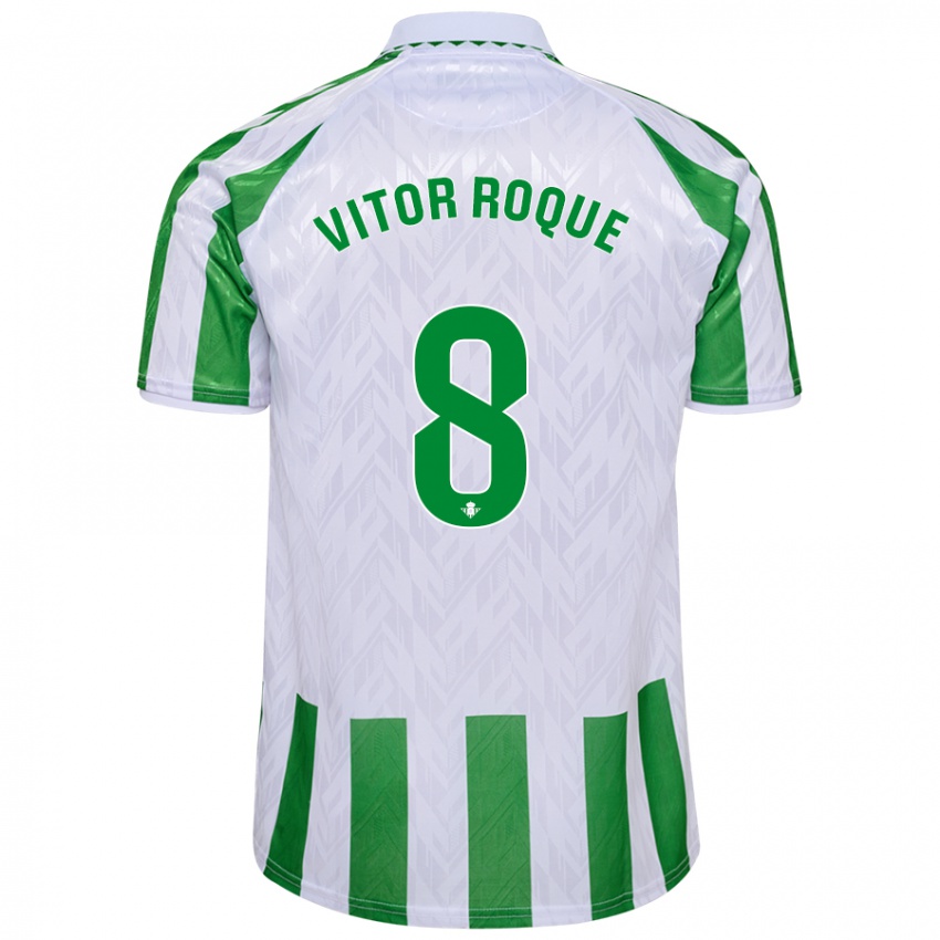 Niño Camiseta Vitor Roque #8 Azul Rojo 1ª Equipación 2024/25 La Camisa Argentina