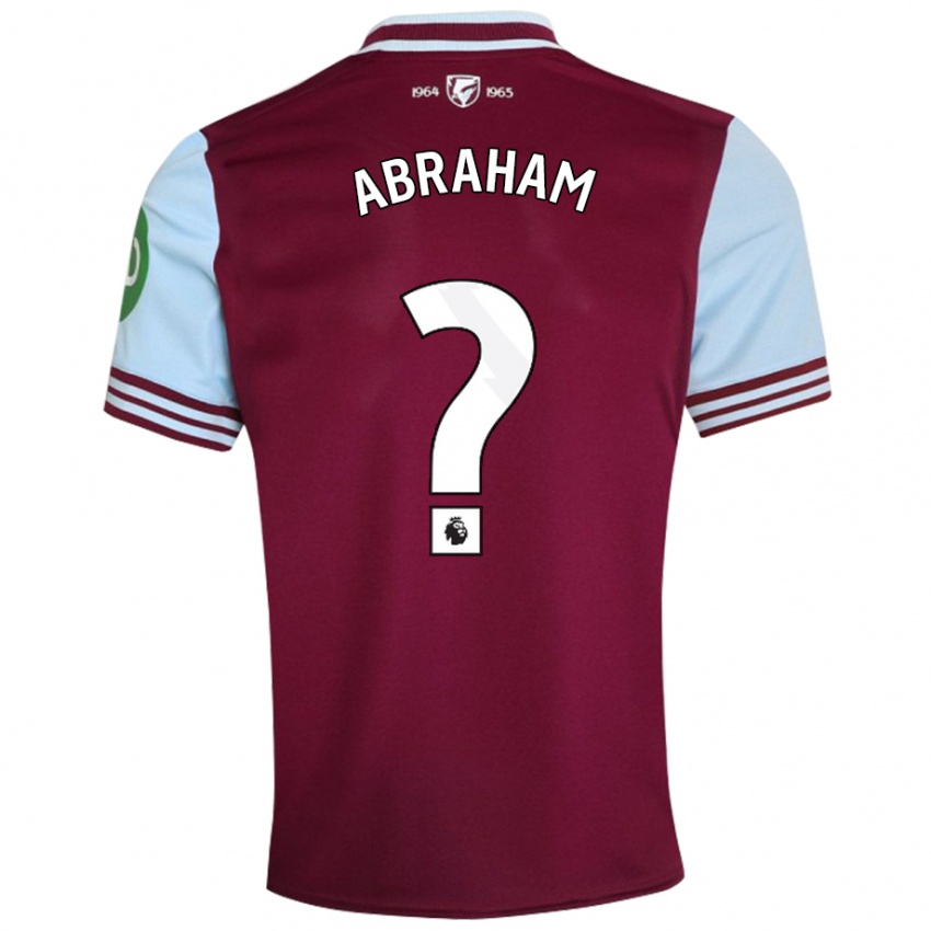 Niño Camiseta Dondre Abraham #0 Rojo Oscuro 1ª Equipación 2024/25 La Camisa Argentina