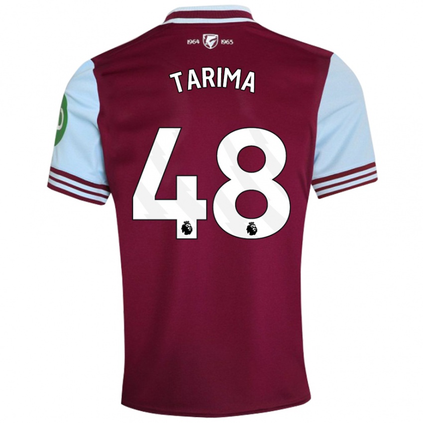 Niño Camiseta Sean Tarima #48 Rojo Oscuro 1ª Equipación 2024/25 La Camisa Argentina