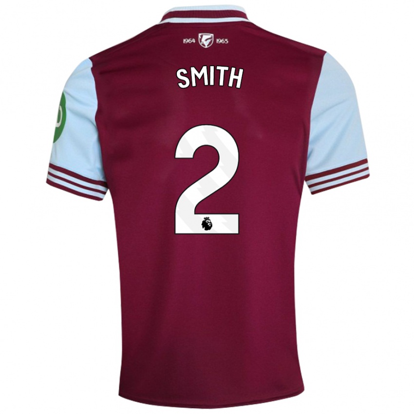 Niño Camiseta Kirsty Smith #2 Rojo Oscuro 1ª Equipación 2024/25 La Camisa Argentina