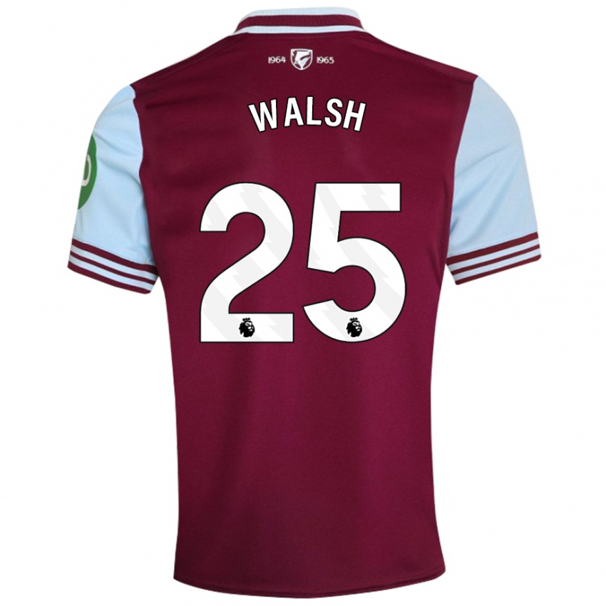 Niño Camiseta Megan Walsh #25 Rojo Oscuro 1ª Equipación 2024/25 La Camisa Argentina