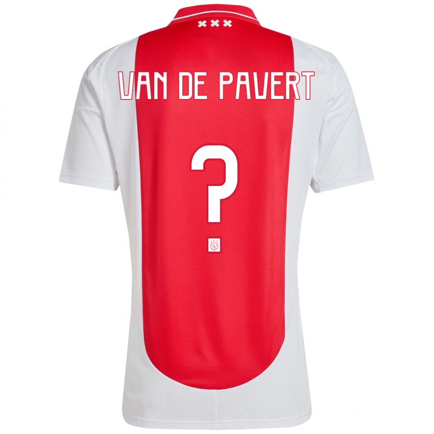 Niño Camiseta Ryan Van De Pavert #0 Rojo Blanco 1ª Equipación 2024/25 La Camisa Argentina