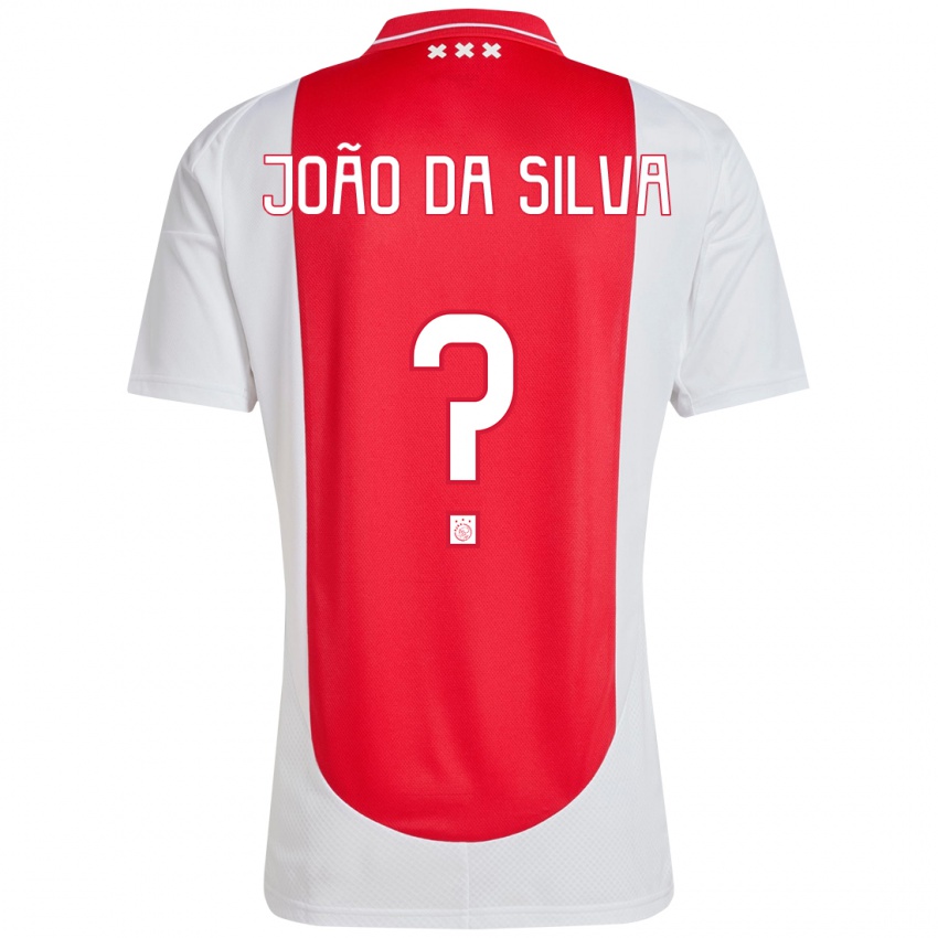 Niño Camiseta Miguel João Da Silva #0 Rojo Blanco 1ª Equipación 2024/25 La Camisa Argentina