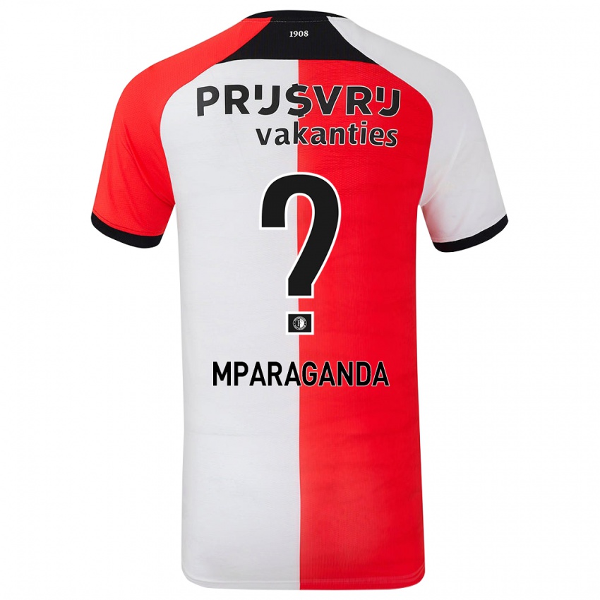 Niño Camiseta Matthew Mparaganda #0 Rojo Blanco 1ª Equipación 2024/25 La Camisa Argentina