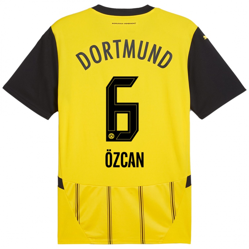 Niño Camiseta Salih Ozcan #6 Amarillo Negro 1ª Equipación 2024/25 La Camisa Argentina