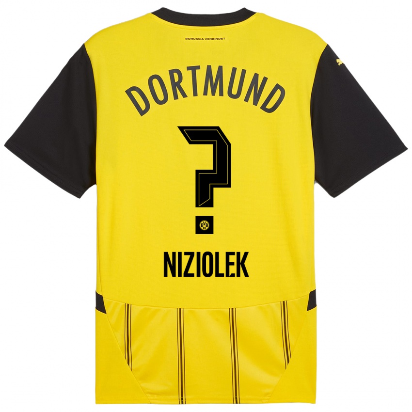 Niño Camiseta Alex Niziolek #0 Amarillo Negro 1ª Equipación 2024/25 La Camisa Argentina