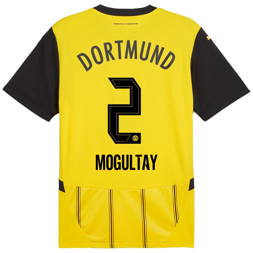 Niño Camiseta Baran Mogultay #2 Amarillo Negro 1ª Equipación 2024/25 La Camisa Argentina