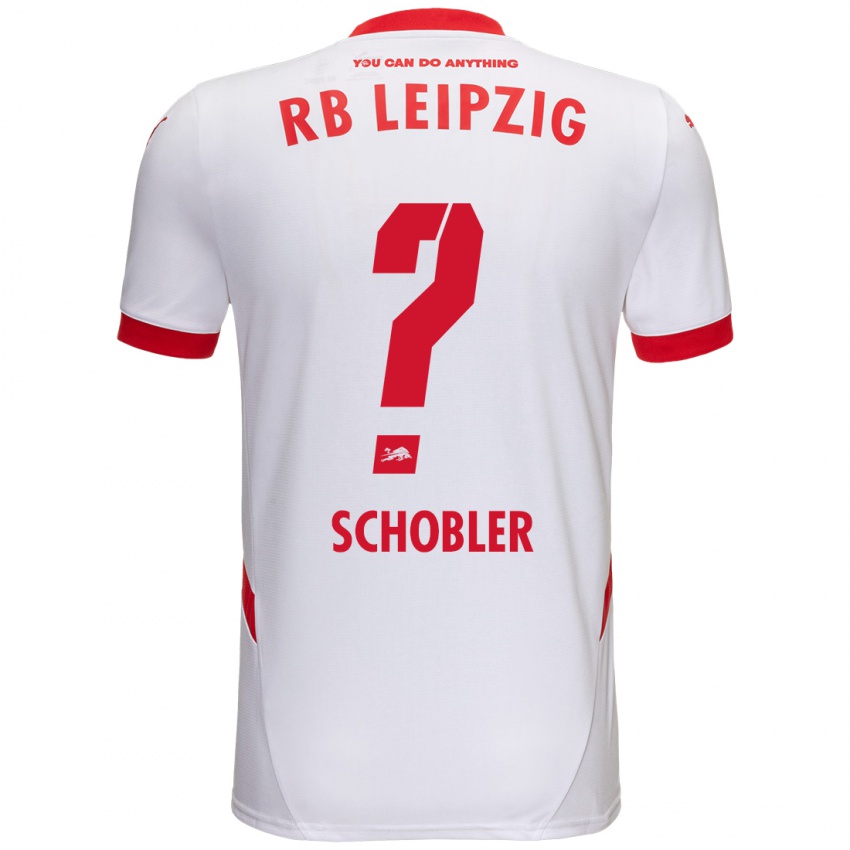 Niño Camiseta Laurin Schößler #0 Blanco Rojo 1ª Equipación 2024/25 La Camisa Argentina