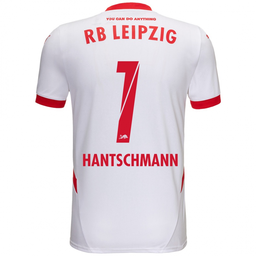 Niño Camiseta Franz Hantschmann #1 Blanco Rojo 1ª Equipación 2024/25 La Camisa Argentina