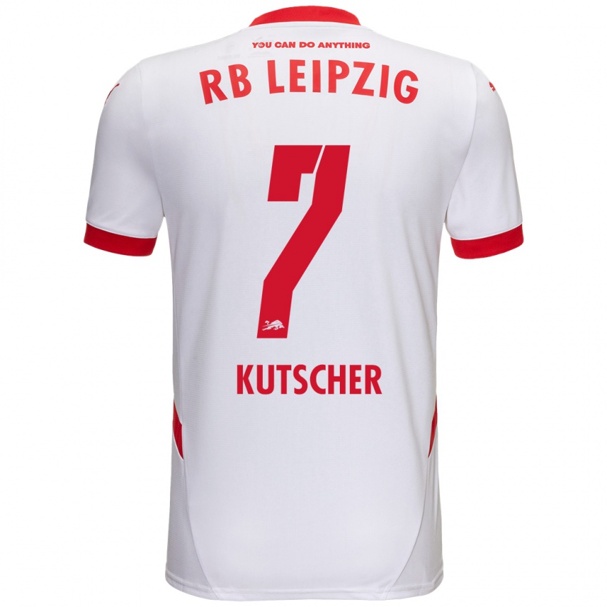 Niño Camiseta Matthes Kutscher #7 Blanco Rojo 1ª Equipación 2024/25 La Camisa Argentina