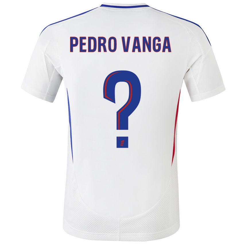 Niño Camiseta Emerson Pedro Vanga #0 Blanco Azul 1ª Equipación 2024/25 La Camisa Argentina