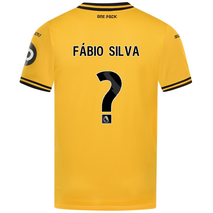 Niño Camiseta Fabio Silva #0 Amarillo 1ª Equipación 2024/25 La Camisa Argentina