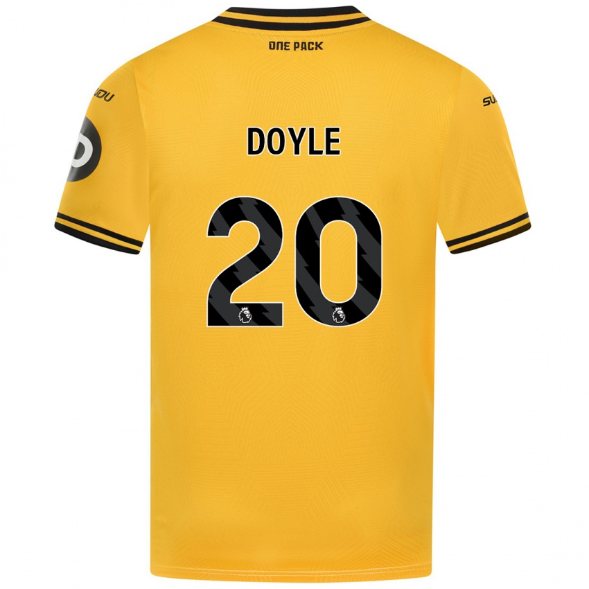 Niño Camiseta Tommy Doyle #20 Amarillo 1ª Equipación 2024/25 La Camisa Argentina