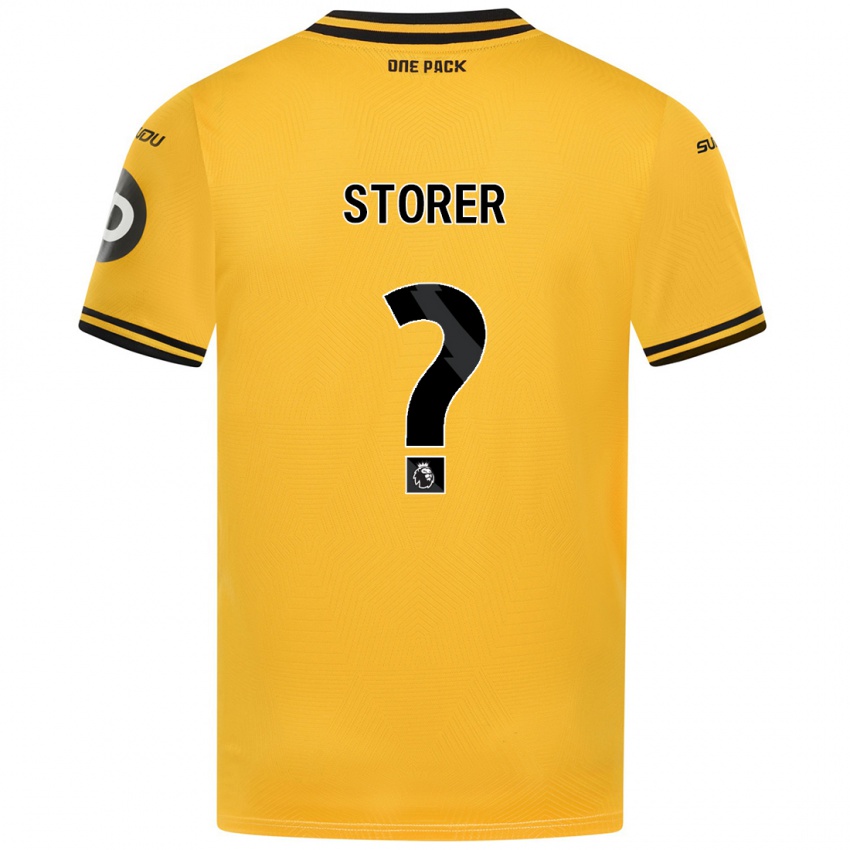 Niño Camiseta James Storer #0 Amarillo 1ª Equipación 2024/25 La Camisa Argentina