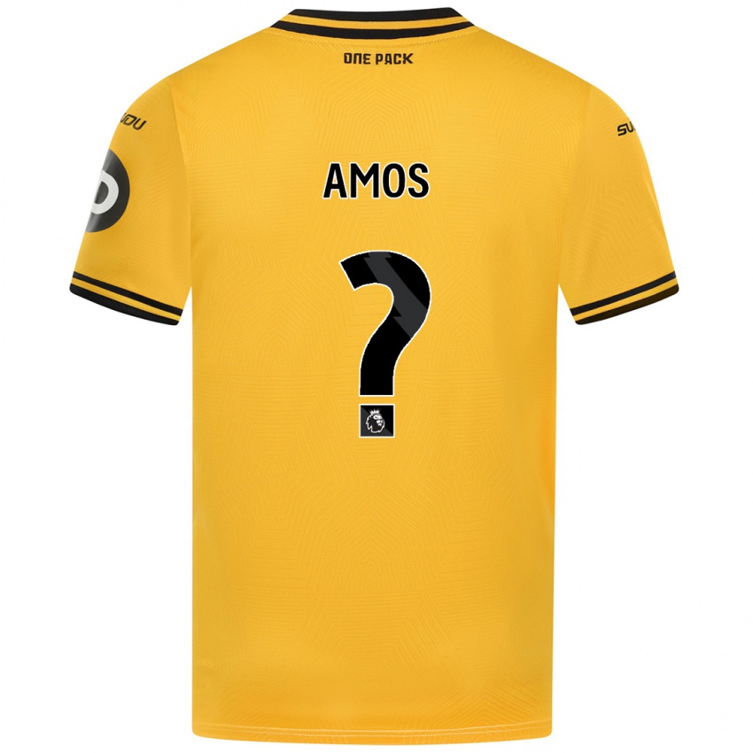 Niño Camiseta Stan Amos #0 Amarillo 1ª Equipación 2024/25 La Camisa Argentina