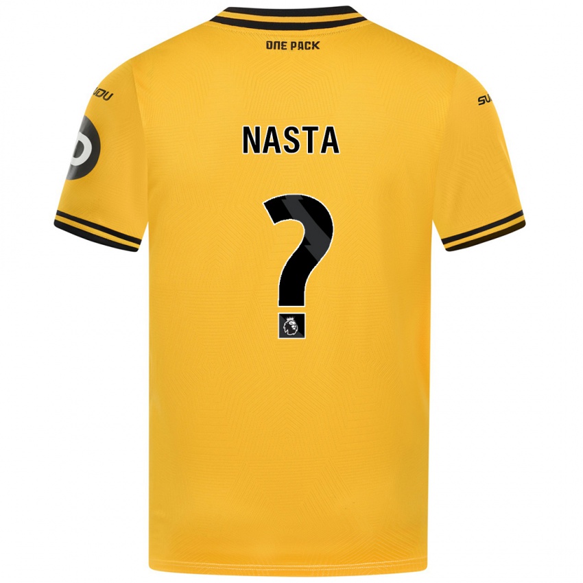 Niño Camiseta Arthur Nasta #0 Amarillo 1ª Equipación 2024/25 La Camisa Argentina