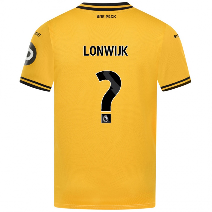 Niño Camiseta Nigel Lonwijk #0 Amarillo 1ª Equipación 2024/25 La Camisa Argentina