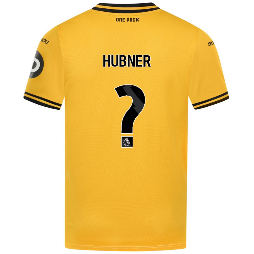 Niño Camiseta Justin Hubner #0 Amarillo 1ª Equipación 2024/25 La Camisa Argentina