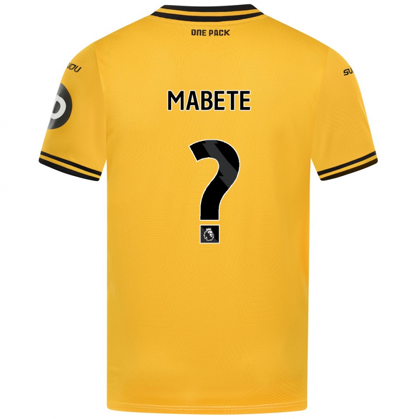 Niño Camiseta Filozofe Mabete #0 Amarillo 1ª Equipación 2024/25 La Camisa Argentina